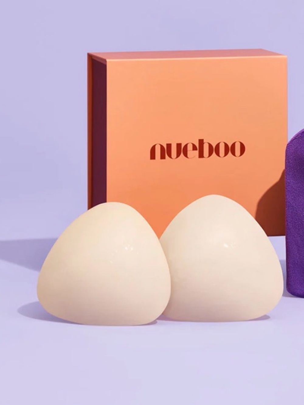 Nueboo Silicone Bra Inserts push up in Nude / vanilla